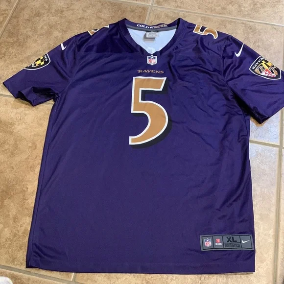 NFL | Shirts | Mens Joe Flacco Baltimore Ravens Elite Purple Color